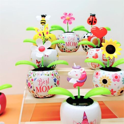 عباد الشمس الشمسية الرقص زهرة الشمسية الرقص الديكور الشمسي، تعمل بالطاقة الشمسية يتأرجح الرسوم المتحركة راقصة مكتب مكتب سيارة الديكور in Kuwait