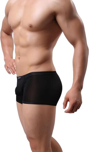 MuscleMate Men's Breathable Trunks Underwear, Ultrathin Men's Trunks Underwear, Silk Smooth and All-day Comfort. in Kuwait