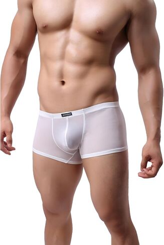 MuscleMate Men's Breathable Trunks Underwear, Ultrathin Men's Trunks Underwear, Silk Smooth and All-day Comfort. in Kuwait