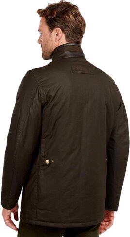 سترة بربور بريستبري الشمعية للرجال، زيتوني in Kuwait