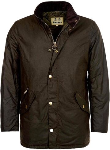 سترة بربور بريستبري الشمعية للرجال، زيتوني in Kuwait