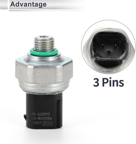 محرك A/C مفتاح ضغط مستشعر لسيارات BMW MINI E39 E46 E38 E53 X5 تكييف الهواء محول الضغط المبرد رقم 64536909257/64539323658 1 قطعة in Kuwait