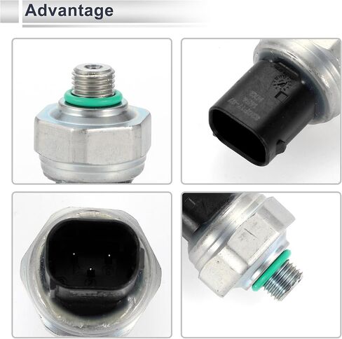 محرك A/C مفتاح ضغط مستشعر لسيارات BMW MINI E39 E46 E38 E53 X5 تكييف الهواء محول الضغط المبرد رقم 64536909257/64539323658 1 قطعة in Kuwait