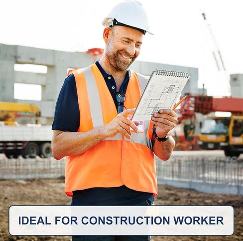 Graph Paper Spiral Notepad A5 Top Wirebound Notepad Grid Notebook Steno Pads Memo Notebook Grid Paper 140 Pages for Writing Sketching Drawing Office Supplies(Black,2 Pack) in Kuwait