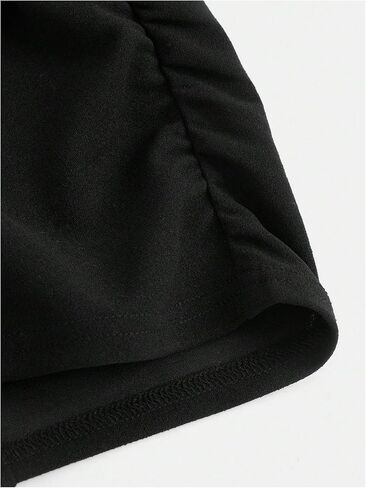 Milumia Girl's V Cut Low Waist Asymmetrical Hem Wrap Short Skirts in Saudi Arabia