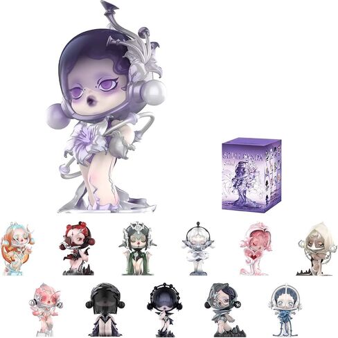 POP MART SKULLPANDA The Sound Series Figures, SKULLPANDA Blind Box Figures, Random Design Action Figures Collectible Toys Home Decorations, Holiday Birthday Gifts, Single Box in Saudi Arabia