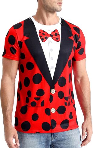 Funny World Men's Animal Print Tuxedo T-Shirts in Saudi Arabia