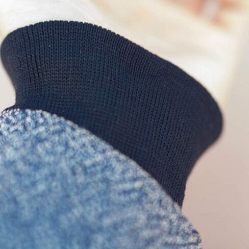 Tong Gu Cotton Stretch Knit Rib Cuff Trim Triming Fabric Sweater Jacket Sewing DIY (1 Pair, Navy Blue) in Kuwait