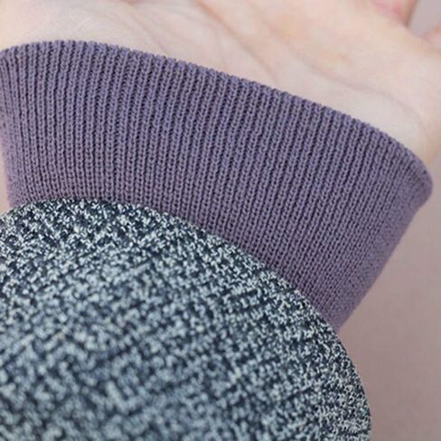 Tong Gu Cotton Stretch Knit Rib Cuff Trim Triming Fabric Sweater Jacket Sewing DIY (1 Pair, Navy Blue) in Kuwait