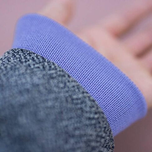 Tong Gu Cotton Stretch Knit Rib Cuff Trim Triming Fabric Sweater Jacket Sewing DIY (1 Pair, Navy Blue) in Kuwait