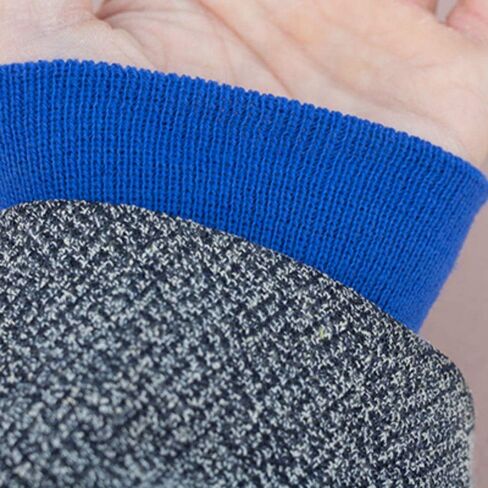 Tong Gu Cotton Stretch Knit Rib Cuff Trim Triming Fabric Sweater Jacket Sewing DIY (1 Pair, Navy Blue) in Kuwait