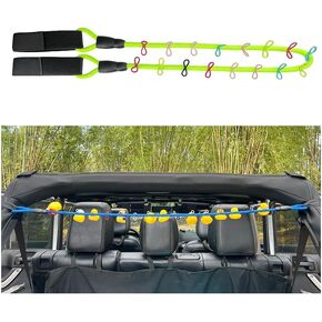 Paracord Duck Holder for Jeep Wrangler YJ TJ JK JL and Gladiator JT,Rubber Ducks Plug Ducks Mounts,Rubber Ducks Organizer for Jeep,Purple
