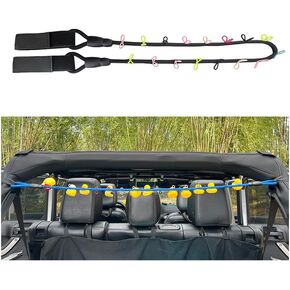 Paracord Duck Holder for Jeep Wrangler YJ TJ JK JL and Gladiator JT,Rubber Ducks Plug Ducks Mounts,Rubber Ducks Organizer for Jeep,Purple