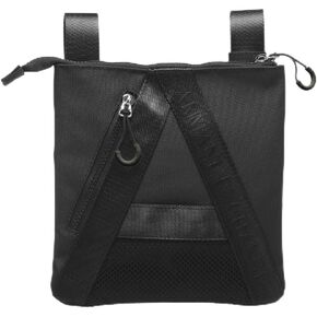 Armani Exchange Men's Big A-Logo, Front Pocket, Square Shape Flat Crossbody, One Size