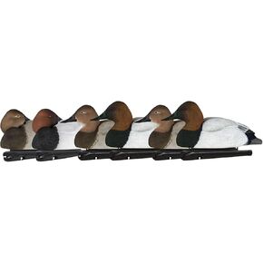 Avian-X Topflight Canvasbacks Durable Ultra Realistic Floating Hunting Duck Decoys, Pack of 6, AVX8086