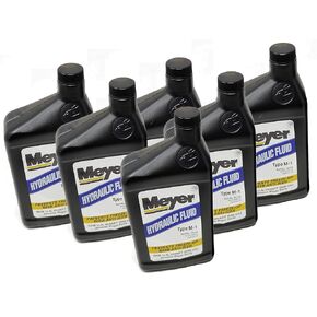 Pack of 6 Quarts of Meyer 15134 Type M-1 Snow Plow Hydraulic Fluid Oil