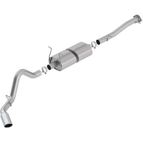 BORLA 140762 Cat-Back System for 2015-2019 Chevrolet Silverado 2500/3500/ GMC Sierra 2500/3500 6.0L V8 AT/MT 2 & 4 Wheel Drive 4 Door Crew Cab With Standard Bed (6' 6") 153.7" WB. EXCEPT DRW.