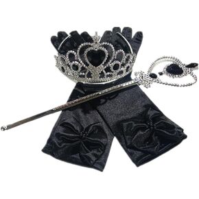 DreamHigh Princess Cosplay Dress up Accessorries Grils Costume Crown, Wand, Gloves valued Pack