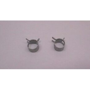 2 Pack Genuine Tecumseh 26460 Fuel Line Hose Clamp for 7/16" Hose OEM