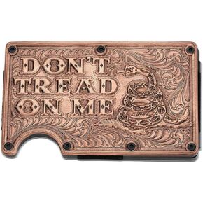 Montana Silversmiths Vintage Bronze Gadsden Credit Card and Cash Case