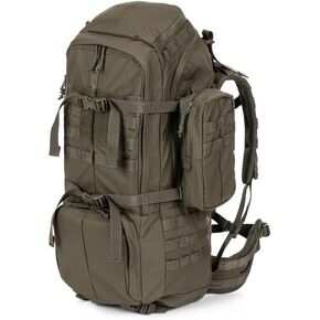 5.11 Tactical Unisex Rush 100 Backpack, 60L Storage Capacity, Convertible, Style 56555, Large/X-Large, Ranger Green (ABR)
