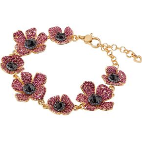 kate spade new york Poppy Power Statement Bracelet, Pink Multi Color