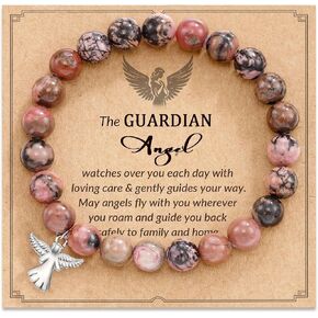 Guardian Angel Bracelet Gifts for Women, Inspirational Encouragement Spiritual Jewelry Angel Gifts