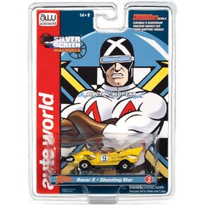 Auto World Thunderjet Speed Racer - Shooting Star Racer X (Race Worn) HO Scale Slot Car
