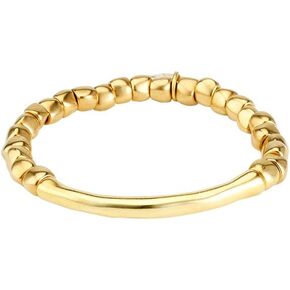 Bracelet in metal mix coated in gold