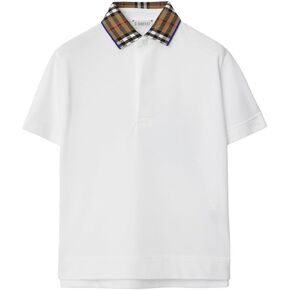 BURBERRY Boys' Johane Check Ekd Polo Shirt (Toddler/Little Big Kid)
