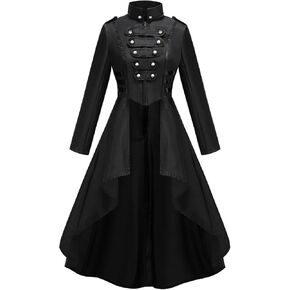 Colorful House Renaissance Steampunk Tailcoat Jacket Coat Halloween Costumes for Women