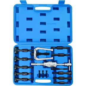 Bearing Puller 16pc Blind Inner Bearing Puller Heavy Duty Slide Hammer Bearing Puller Set with Slide Hammer