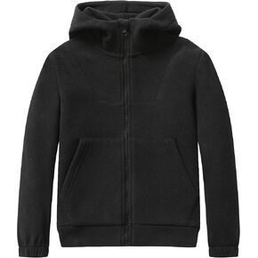 Boy's Warm Fleece Hoodies Sweatshirts Full Zip Long Sleeve Hooded Pullover with Pockets