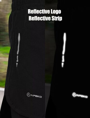 2 in 1 Workout Running Shorts for Men, Quick Dry Lightweight Athletic Gym Shorts, Sports Training Shorts in Saudi Arabia
