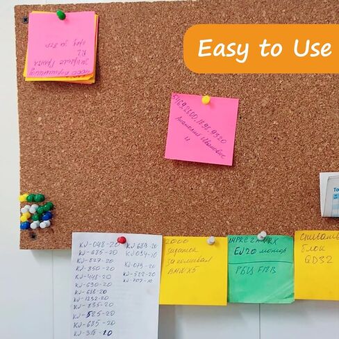 500 Pack Push Pins Tacks, Colored Map ​Push Pins, Plastic Head, Steel Point, Thumb Tacks for Cork Board, Bulletin Board, Map Pins, Photo Hanging Tacks at Homes, Schools and Offices in Saudi Arabia