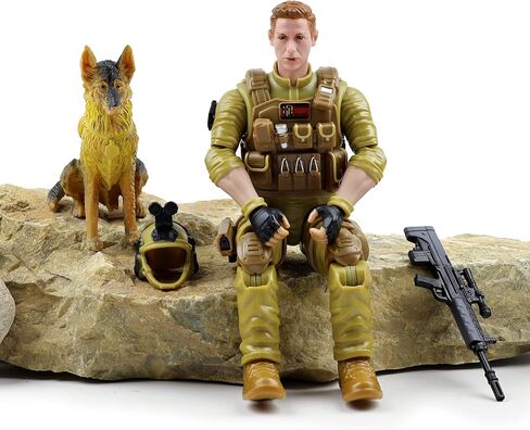 KAIM Army Men Soldiers Toy for Boys, 7.5-Inch-Scale,Military Soldier Playset,Military Action Figures Toy for Boys 3+ in Saudi Arabia