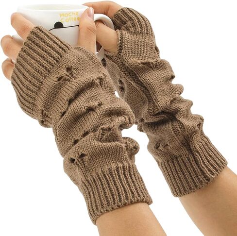 Arm Warmers Fairy Grunge Fingerless Punk Goth Emo Gloves Y2K Accessories Cottagecore in Saudi Arabia