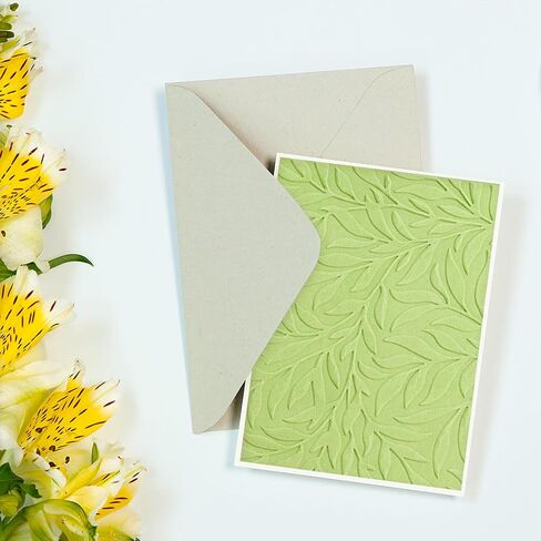 4pcs Flower & Branch Pattern Embossing Folders for Card and Plates Scrapbooking/Card Making Tools with Shield Plate EM12 in Kuwait