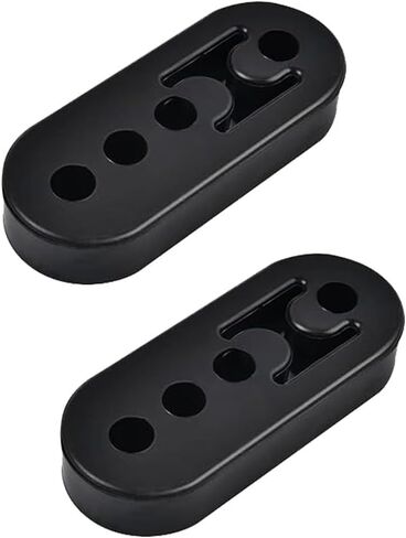KDP Four Holes Exhaust Hanger Rubber Insulator Muffler Bracket Bushing Mount 4 Holes 12mm (0.47") Hole Size, Black Color Universal Automotive Use 2PCS in Saudi Arabia