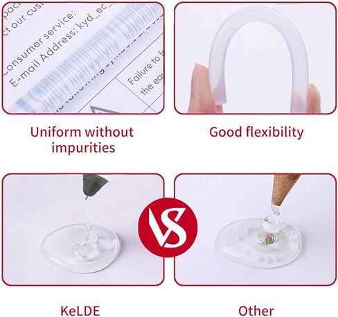 200 قطعة من أعواد الصمغ الساخنة بالحجم الكامل من KeLDE، مقاس 0.43 × 4 بوصة، متوافقة مع معظم مسدسات الغراء، للحرفية الإبداعية، والإصلاحات السريعة أو التثبيت in Kuwait