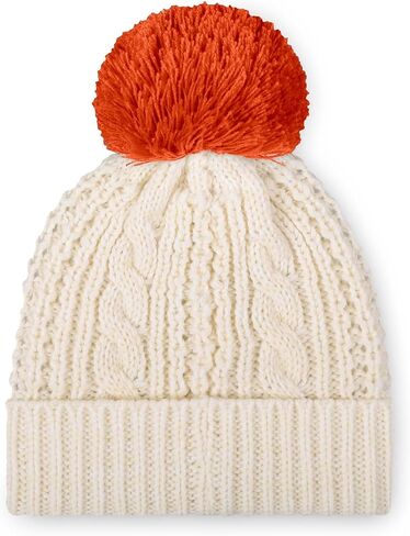 FOCO Women's NFL Team Logo Cable Knit Pom Beanie Hat in Saudi Arabia