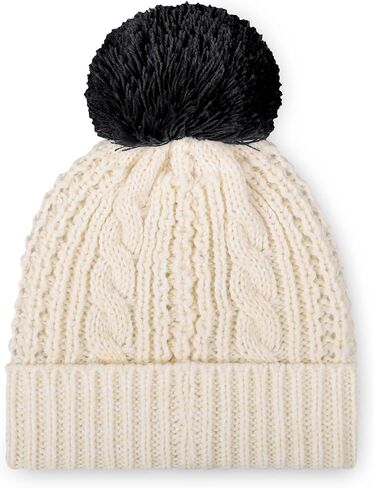 FOCO Women's NFL Team Logo Cable Knit Pom Beanie Hat in Saudi Arabia