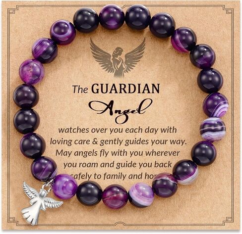 Guardian Angel Bracelet Gifts for Women, Inspirational Encouragement Spiritual Jewelry Angel Gifts in Kuwait