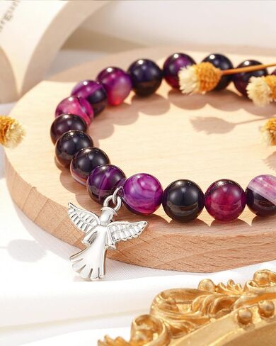 Guardian Angel Bracelet Gifts for Women, Inspirational Encouragement Spiritual Jewelry Angel Gifts in Kuwait