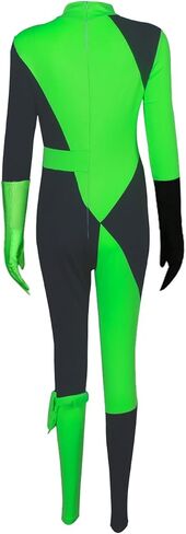 Womens Costume Halloween Cosplay Bodysuit Jumpsuit with Gloves and Leg Bag in Saudi Arabia