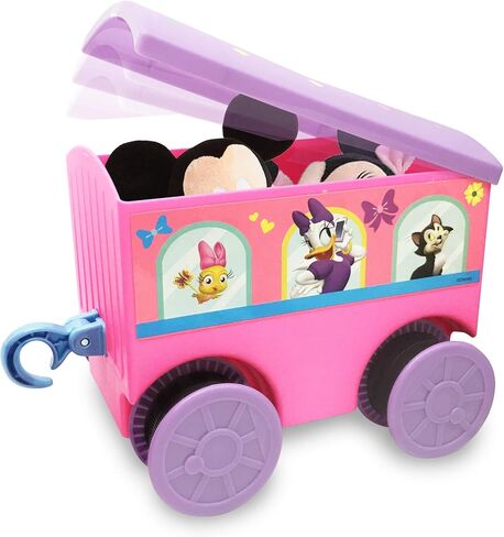 Kiddieland Toys Limited Battery-Powered Mickey Choo, 12 months to 36 months with Caboose & Tracks Ride On,Multi,9.5 x 14.25 x 31.5 inches in Saudi Arabia