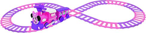 Kiddieland Toys Limited Battery-Powered Mickey Choo, 12 months to 36 months with Caboose & Tracks Ride On,Multi,9.5 x 14.25 x 31.5 inches in Saudi Arabia