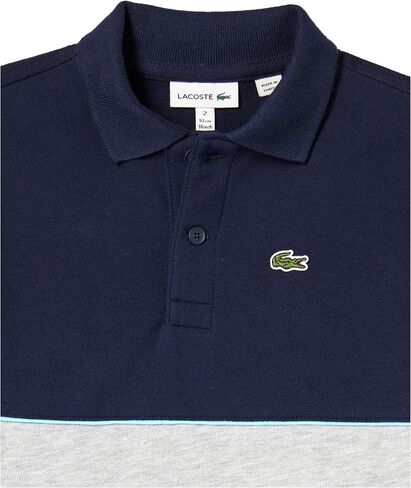 Lacoste Boys Long Sleeve Cotton Piqu頃olorblock Polo in Saudi Arabia