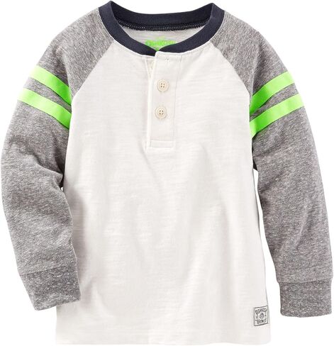 OshKosh B'Gosh Boys' Knit Polo Henley 21464610 in Saudi Arabia