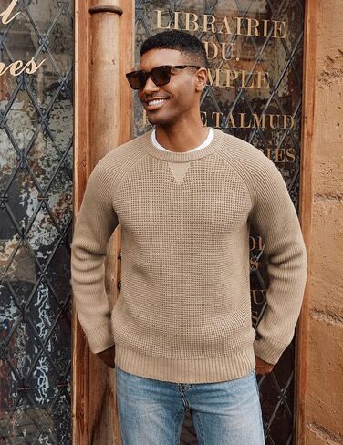 PJ PAUL JONES رجل Crewneck سترة الهراء محبوك البلوز البلوزات راجلان كم تريكو البلوزات in Saudi Arabia